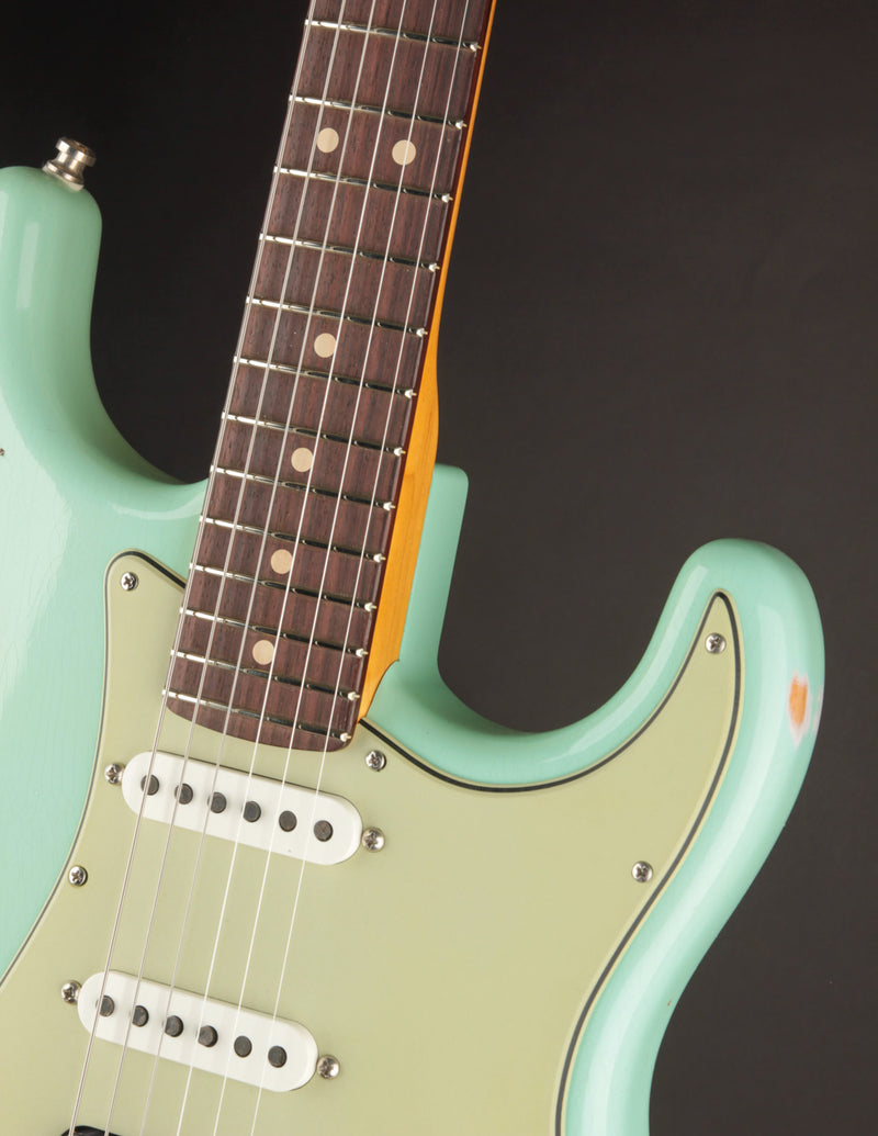 Fender Custom Shop Custom DLX HB S-1 Stratocaster NAMM 2025 Aged Surf Green/Relic