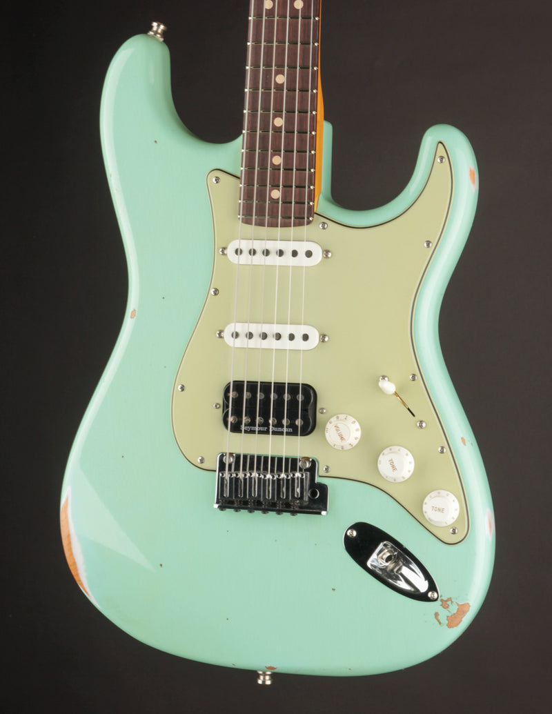 Fender Custom Shop Custom DLX HB S-1 Stratocaster NAMM 2025 Aged Surf Green/Relic