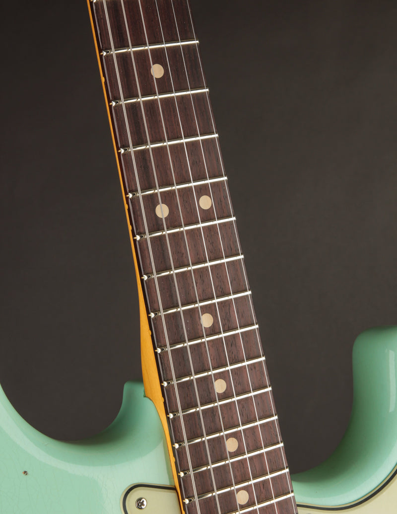 Fender Custom Shop Custom DLX HB S-1 Stratocaster NAMM 2025 Aged Surf Green/Relic