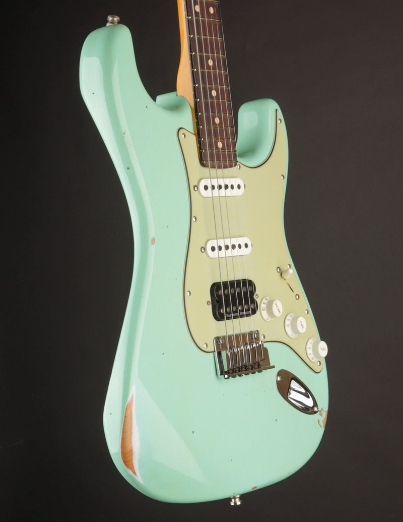 Fender Custom Shop Custom DLX HB S-1 Stratocaster NAMM 2025 Aged Surf Green/Relic
