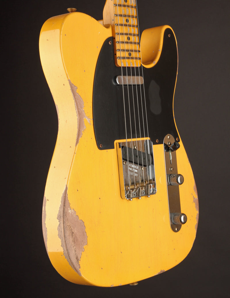 Fender Custom Shop 1954 Telecaster Faded Aged Nocaster Blonde Heavy Relic