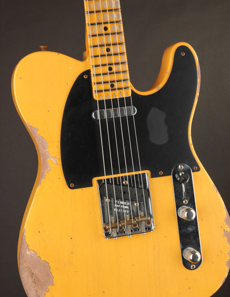 Fender Custom Shop 1954 Telecaster Faded Aged Nocaster Blonde Heavy Relic