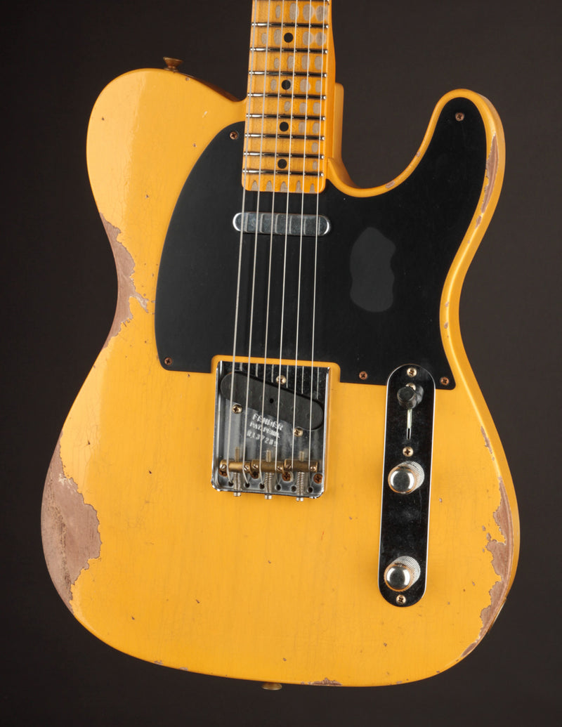 Fender Custom Shop 1954 Telecaster Faded Aged Nocaster Blonde Heavy Relic