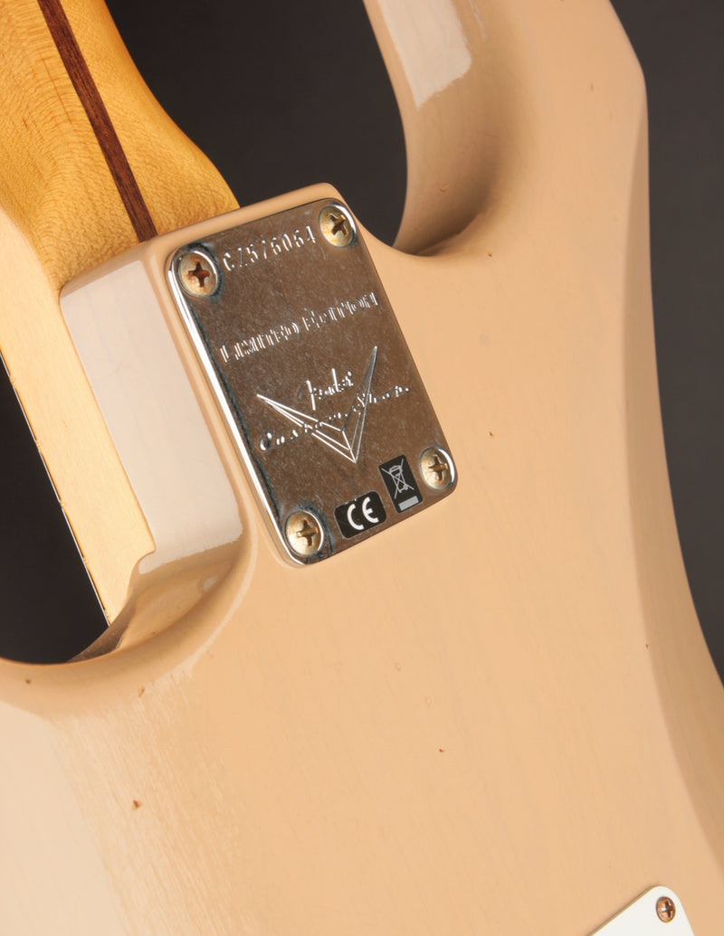 Fender Custom Shop 1955 Compound Radius Stratocaster LTD NAMM 2025 Dirty White Blonde/Journeyman