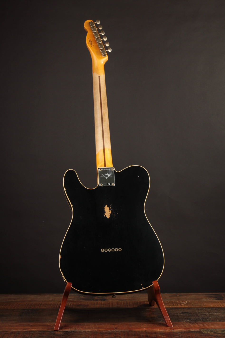 Fender Custom Shop '59 Tele Custom Relic Aged Black | The Music