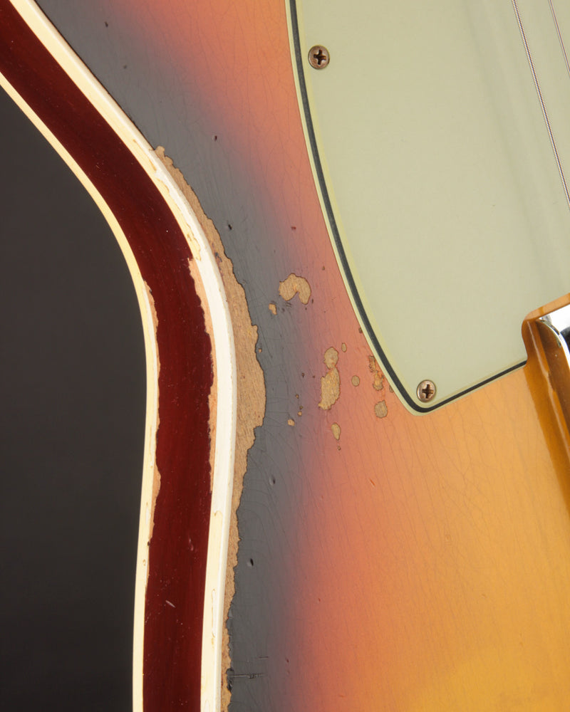 Fender Custom Shop 1960 Telecaster Custom Super Faded Aged Chocolate 3-Color Sunburst/Heavy Relic