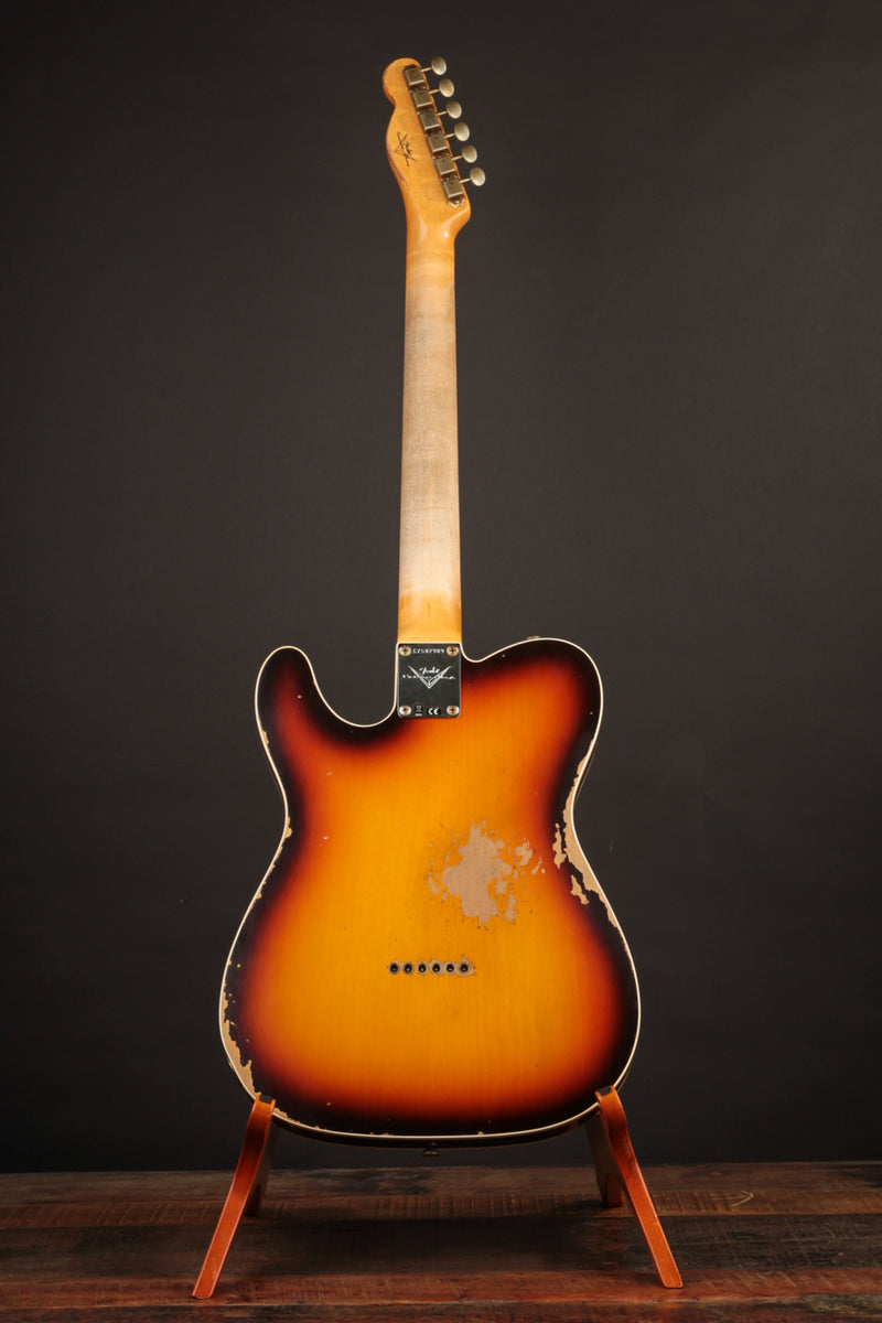 Fender Custom Shop 1960 Telecaster Custom Super Faded Aged Chocolate 3-Color Sunburst/Heavy Relic