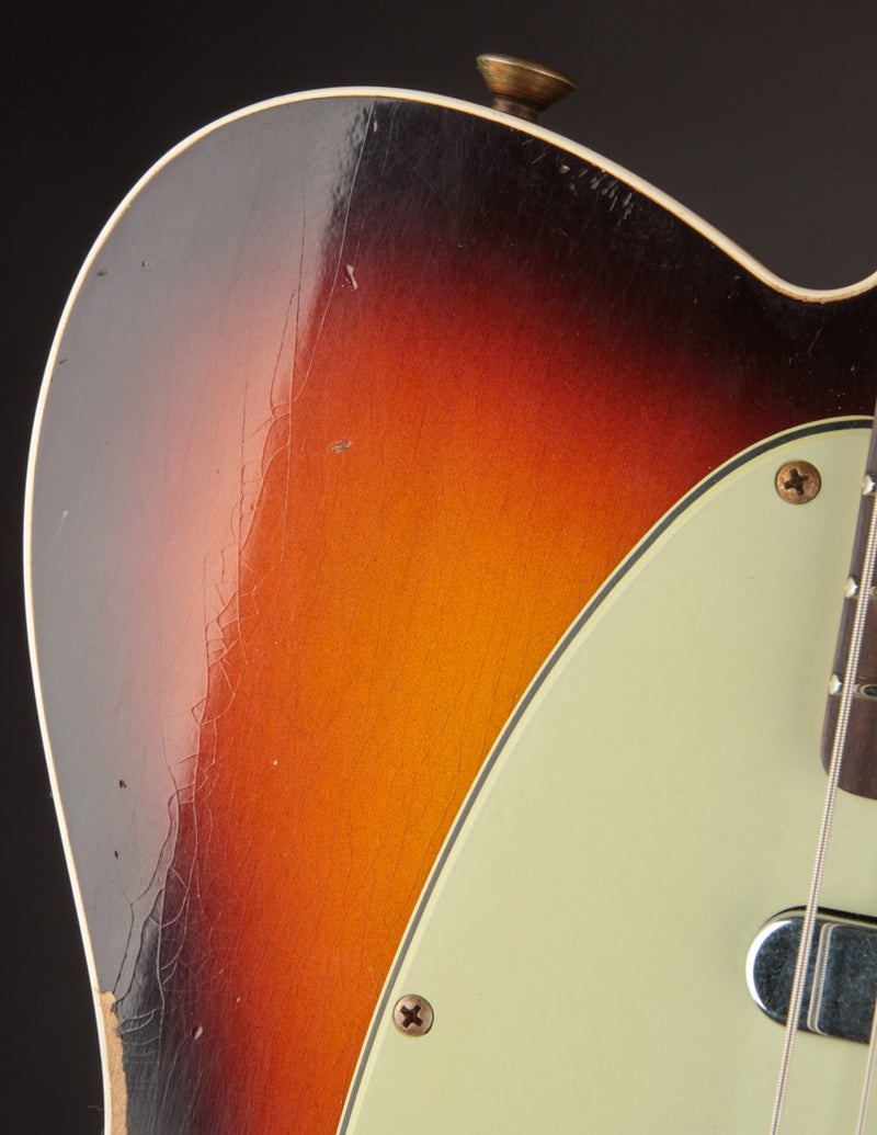 Fender Custom Shop 1960 Telecaster Custom Super Faded Aged Chocolate 3-Color Sunburst/Heavy Relic