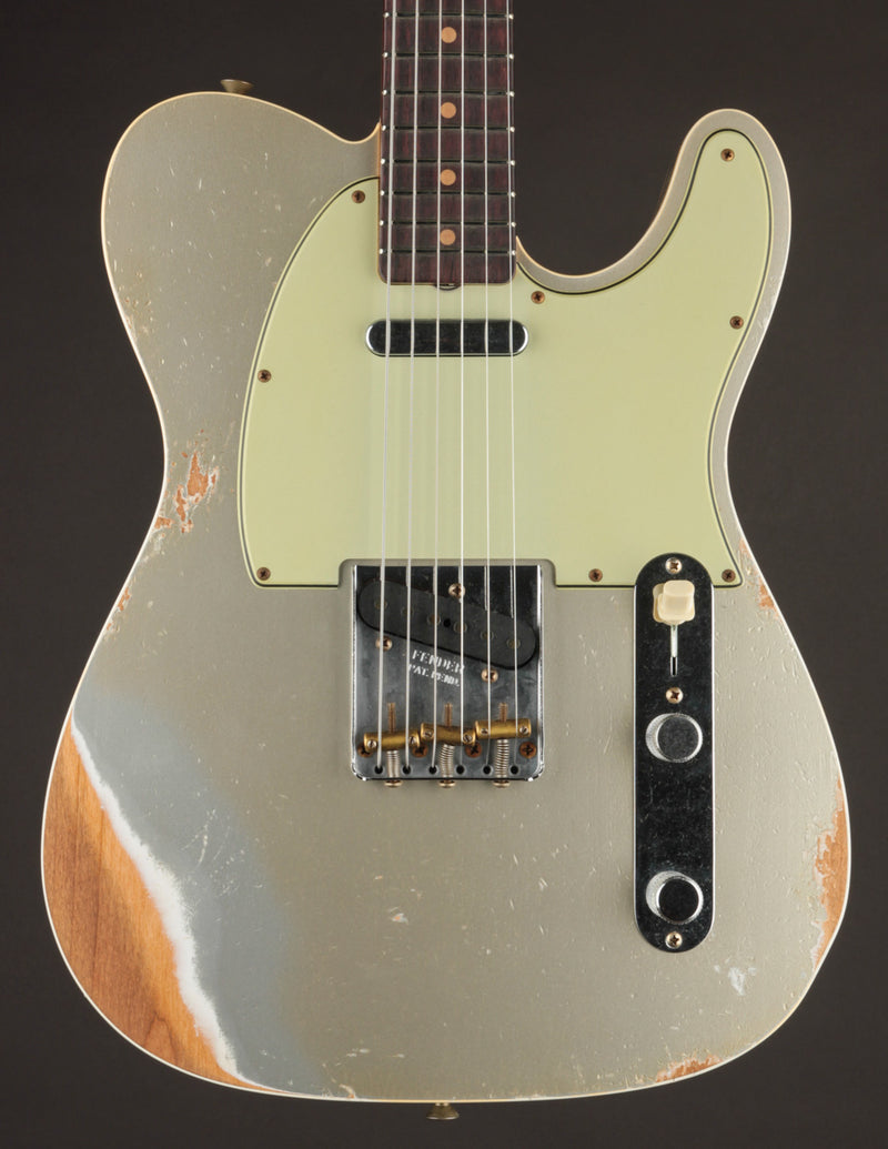 Fender Custom Shop 1960 Telecaster Custom Aged Inca Silver/Heavy Relic