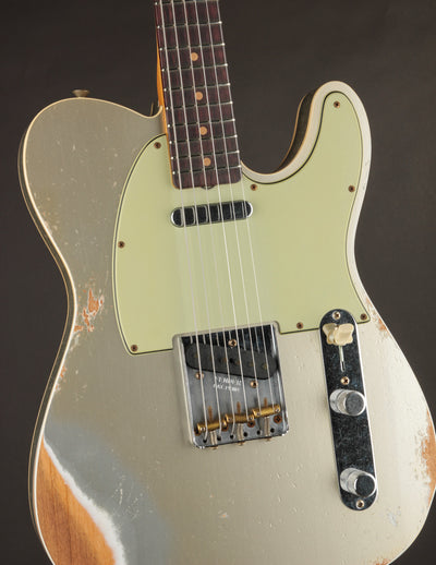 Fender Custom Shop 1960 Telecaster Custom Aged Inca Silver/Heavy Relic