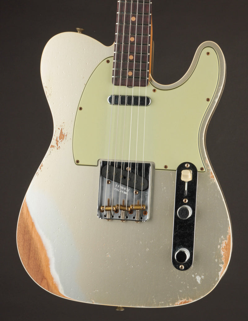 Fender Custom Shop 1960 Telecaster Custom Aged Inca Silver/Heavy Relic