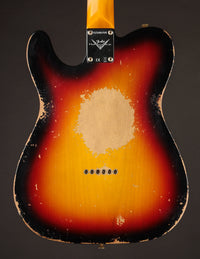 Fender Custom Shop 1961 Telecaster Time Machine Series Faded Aged Bleached 3-Color Sunburst/Heavy Relic