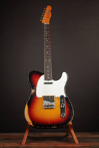 Fender Custom Shop 1961 Telecaster Time Machine Series Faded Aged Bleached 3-Color Sunburst/Heavy Relic