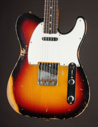 Fender Custom Shop 1961 Telecaster Time Machine Series Faded Aged Bleached 3-Color Sunburst/Heavy Relic
