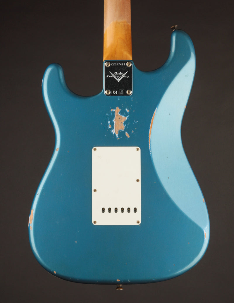 Fender Custom Shop 1962 Stratocaster Time Machine Series Aged Lake Placid Blue/Relic