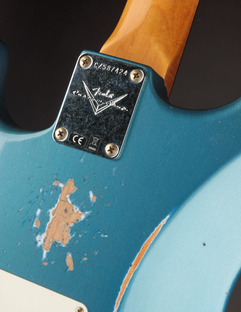 Fender Custom Shop 1962 Stratocaster Time Machine Series Aged Lake Placid Blue/Relic