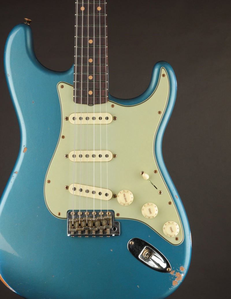 Fender Custom Shop 1962 Stratocaster Time Machine Series Aged Lake Placid Blue/Relic