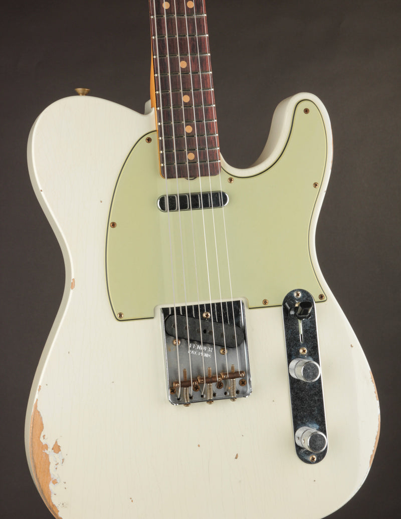 Fender Custom Shop 1963 Telecaster Aged Olympic White/Relic