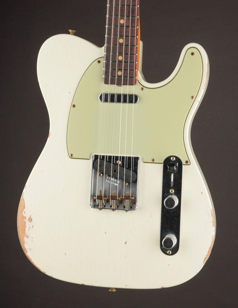 Fender Custom Shop 1963 Telecaster Aged Olympic White/Relic