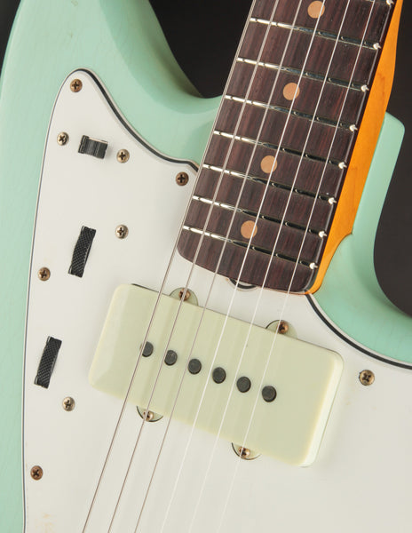Fender Custom Shop 1963 Jazzmaster: Aged Surf Green at The Music