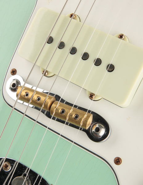 Fender Custom Shop 1963 Jazzmaster: Aged Surf Green at The Music