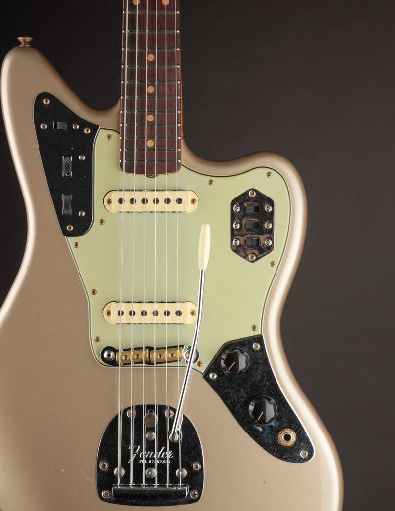 Fender Custom Shop 1964 Jaguar Faded Aged Shorline Gold