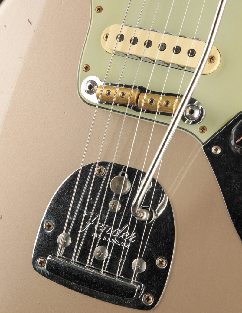 Fender Custom Shop 1964 Jaguar Faded Aged Shorline Gold