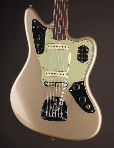 Fender Custom Shop 1964 Jaguar Faded Aged Shorline Gold