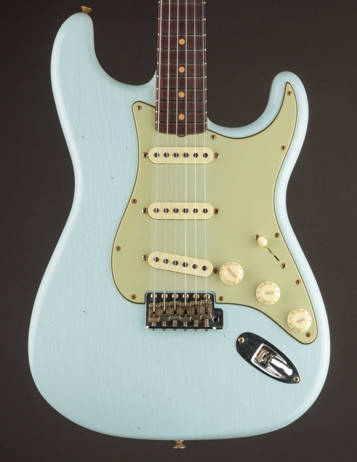 ギター Fender Custom Shop LTD 64 Stratocaster 64 Stratocaster Sonic Blue | The Music Emporium