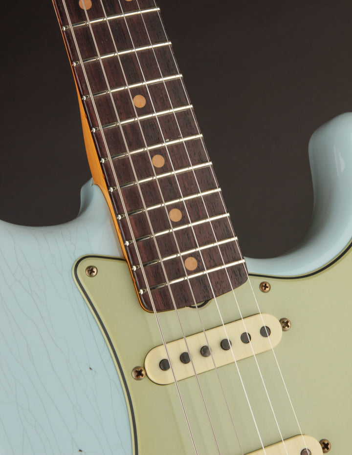 FenderカスタムショップMEX Custom Shop Sonic Blue Fender Custom Shop LTD 1964 L-Series Stratocaster Sonic Blue