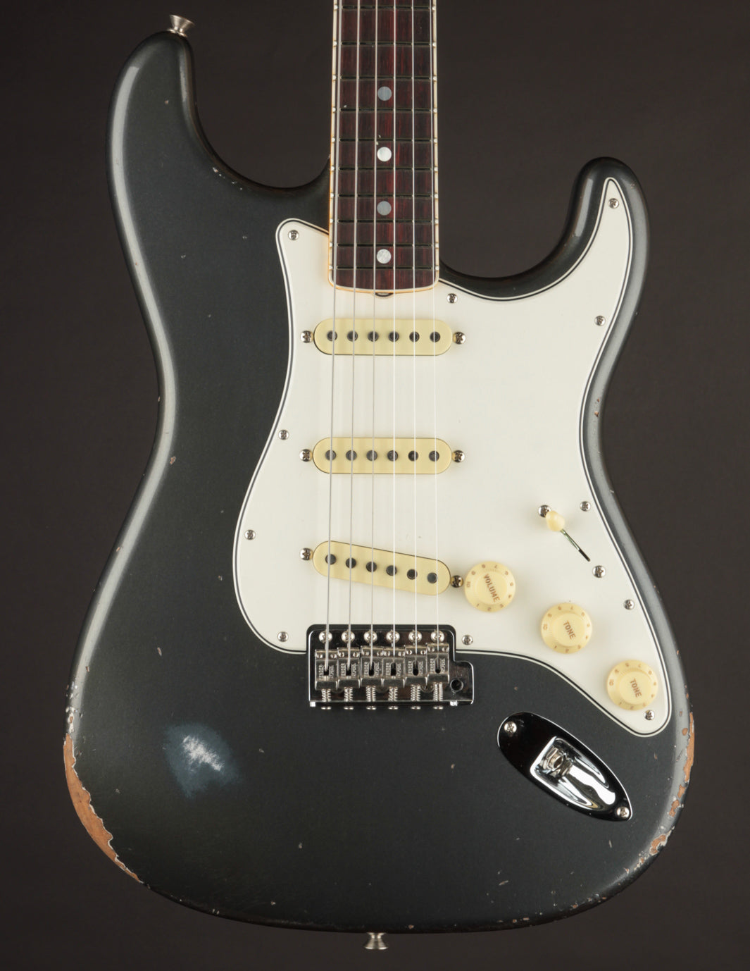 Fender Custom Shop 1967 Stratocaster Aged Charcoal Frost Metallic/Relic (NOS, 2024)