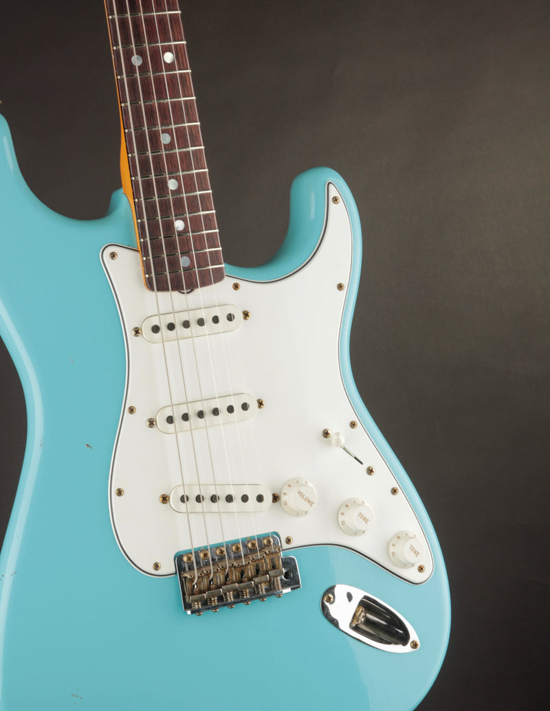 Fender Custom Shop 1969 Stratocaster Time Machine Series Faded Daphne Blue/Journeyman