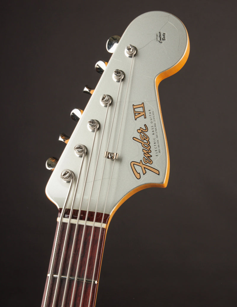 Fender Custom Shop Bass VI Inca Silver/DLX Closet Classic
