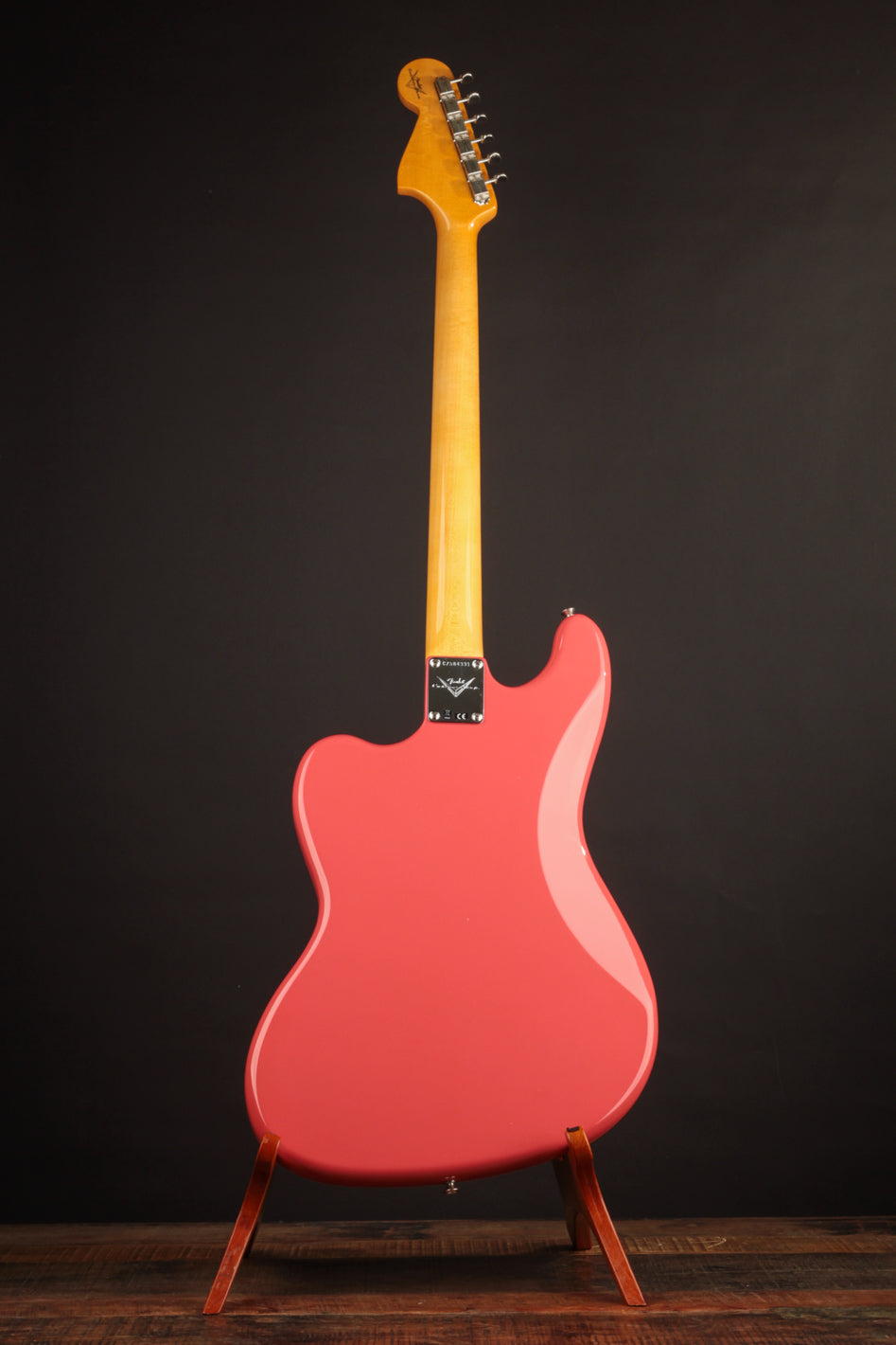 Fender Custom Shop Bass VI Aged Fiesta Red | The Music Emporium
