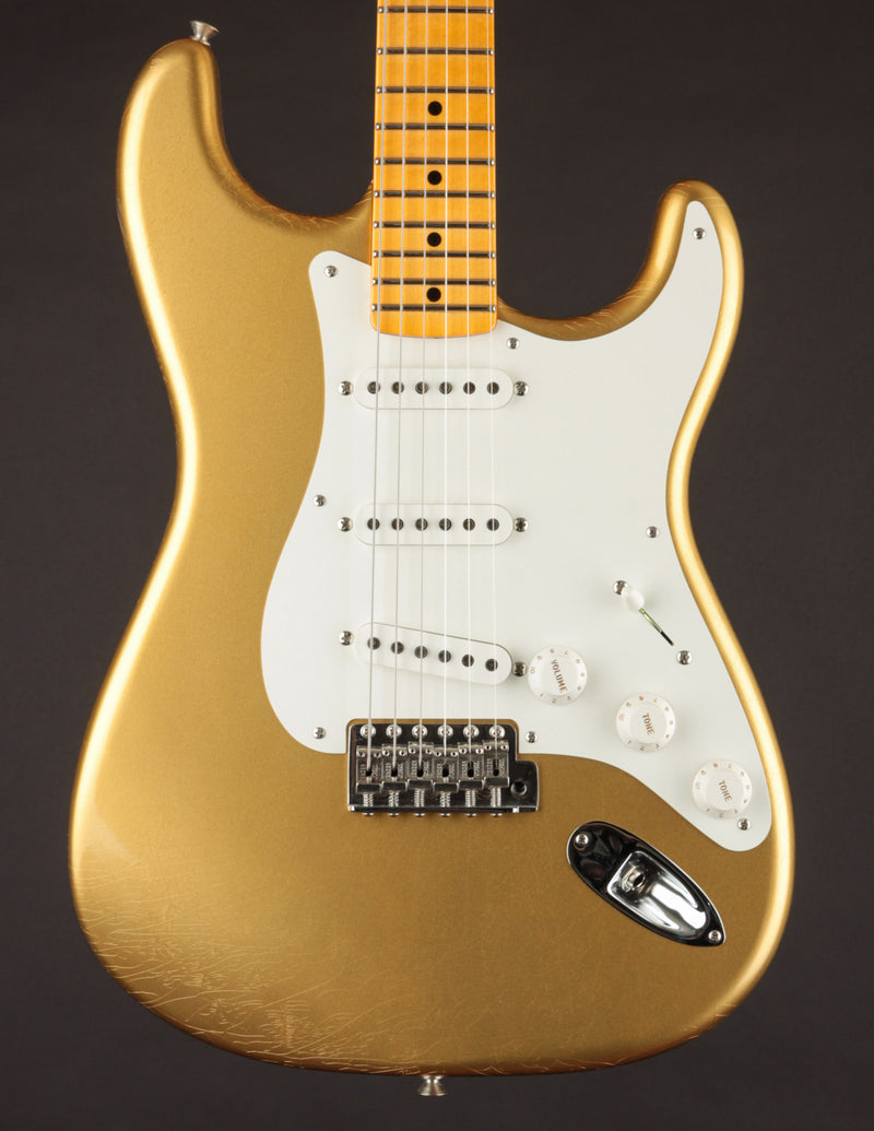 Fender Custom Shop Jimmie Vaughan Stratocaster Aged Aztec Gold