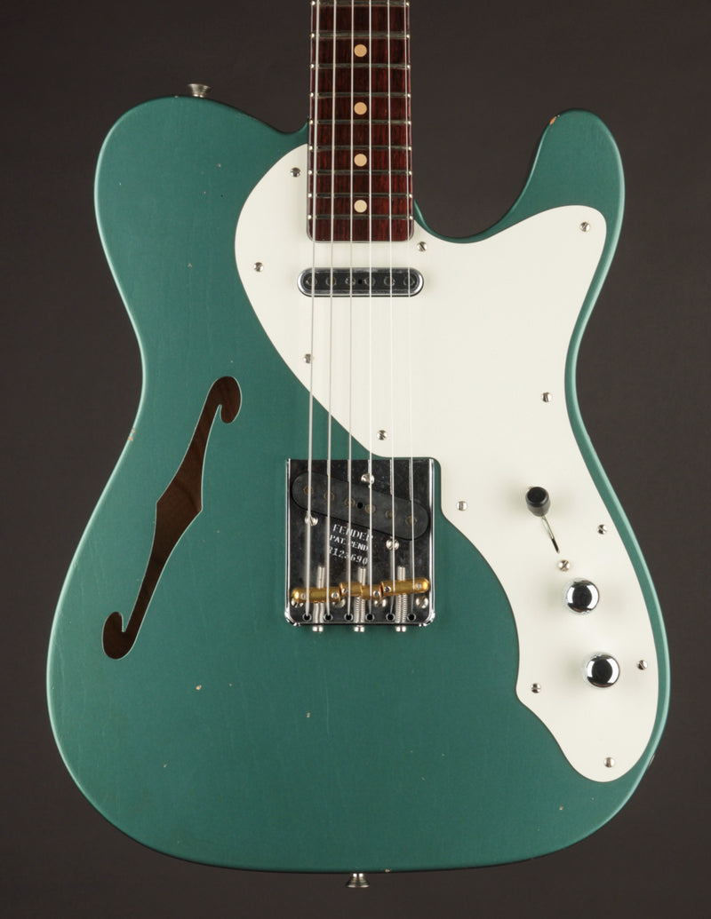 Fender Custom Shop Limited Edition 1950s Telecaster Thinline Aged Sherwood Green Metallic/Journeyman