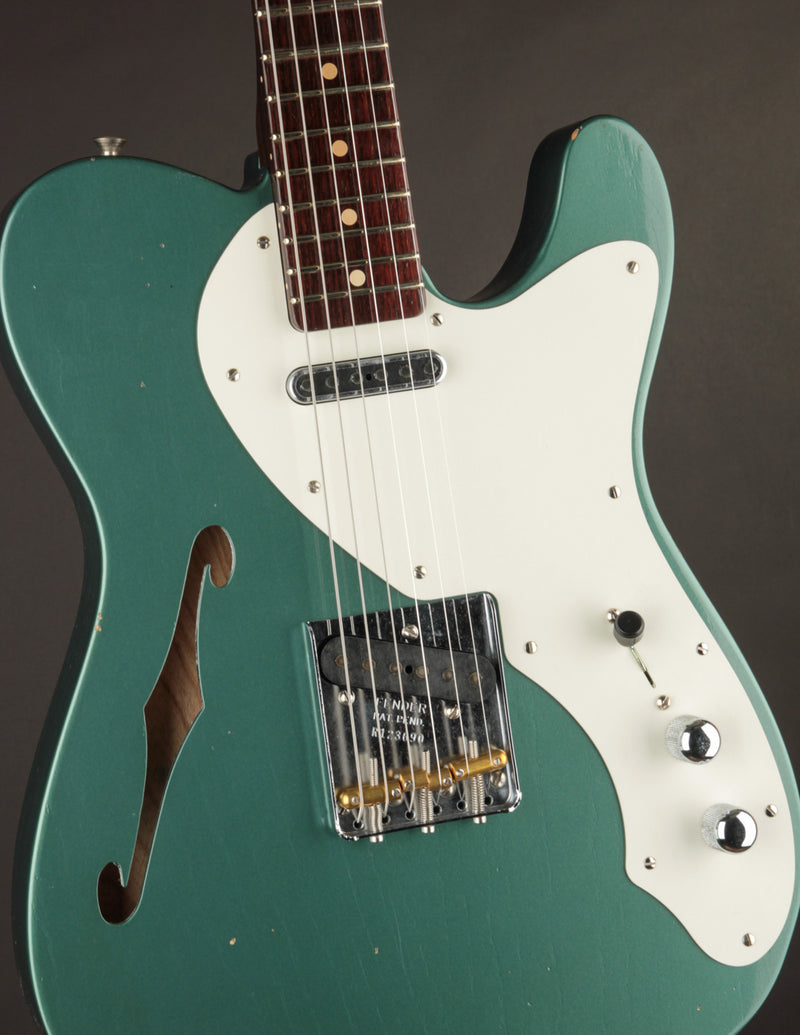 Fender Custom Shop Limited Edition 1950s Telecaster Thinline Aged Sherwood Green Metallic/Journeyman