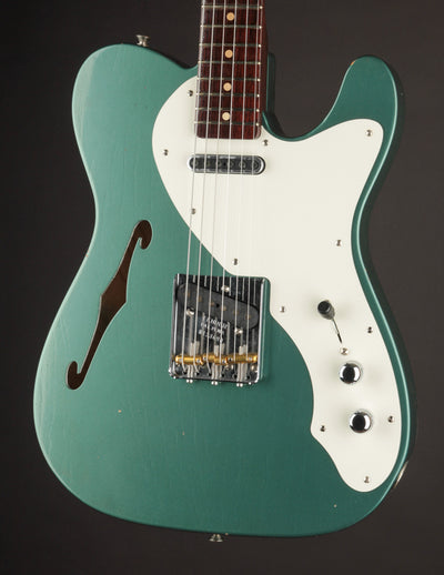 Fender Custom Shop Limited Edition 1950s Telecaster Thinline Aged Sherwood Green Metallic/Journeyman