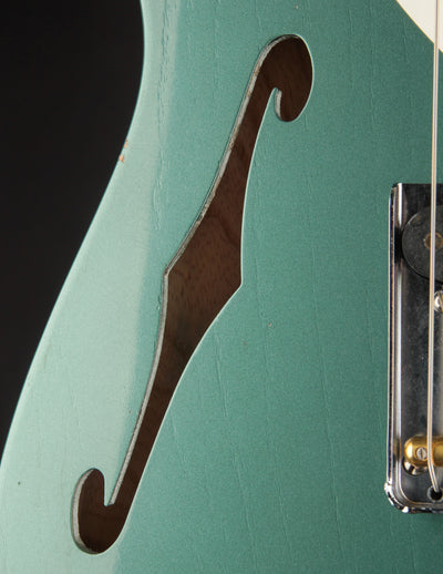 Fender Custom Shop Limited Edition 1950s Telecaster Thinline Aged Sherwood Green Metallic/Journeyman