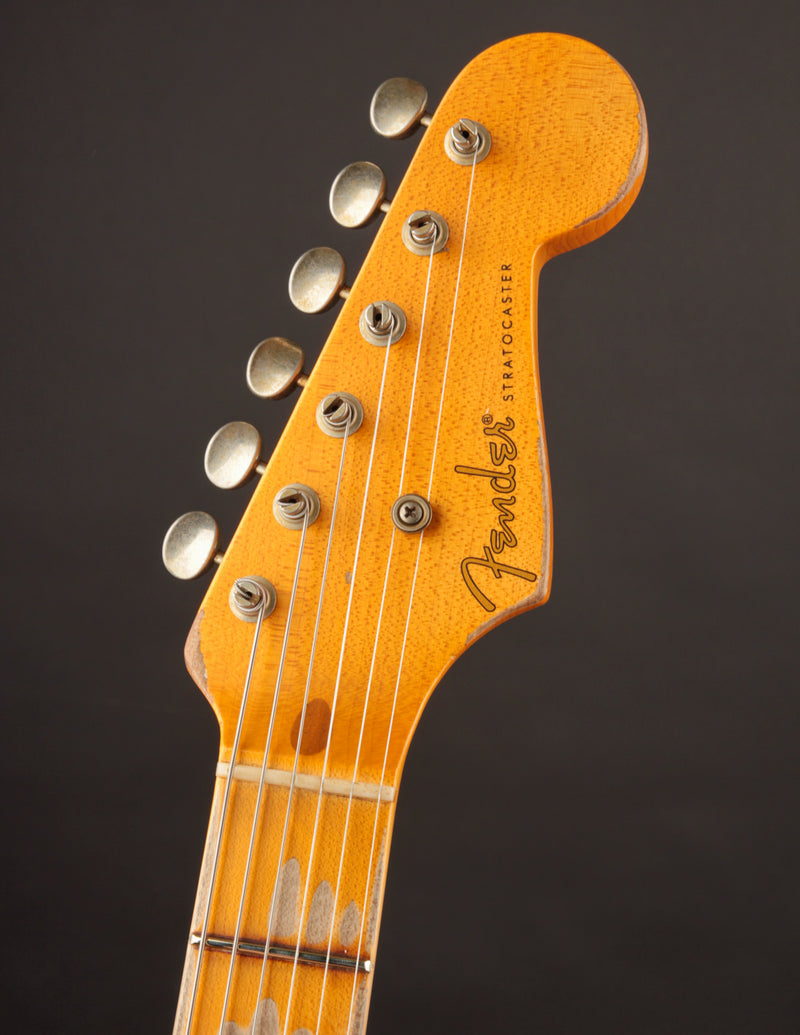 Fender Custom Shop Limited Edition 1954 Hardtail Stratocaster 1-Piece Quartersawn Maple Neck Super Faded Aged 2-Color Sunburst/Heavy Relic