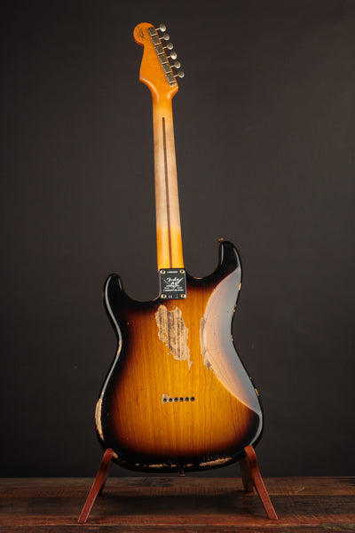 Fender Custom Shop Limited Edition 1954 Hardtail Stratocaster 1-Piece Quartersawn Maple Neck Super Faded Aged 2-Color Sunburst/Heavy Relic