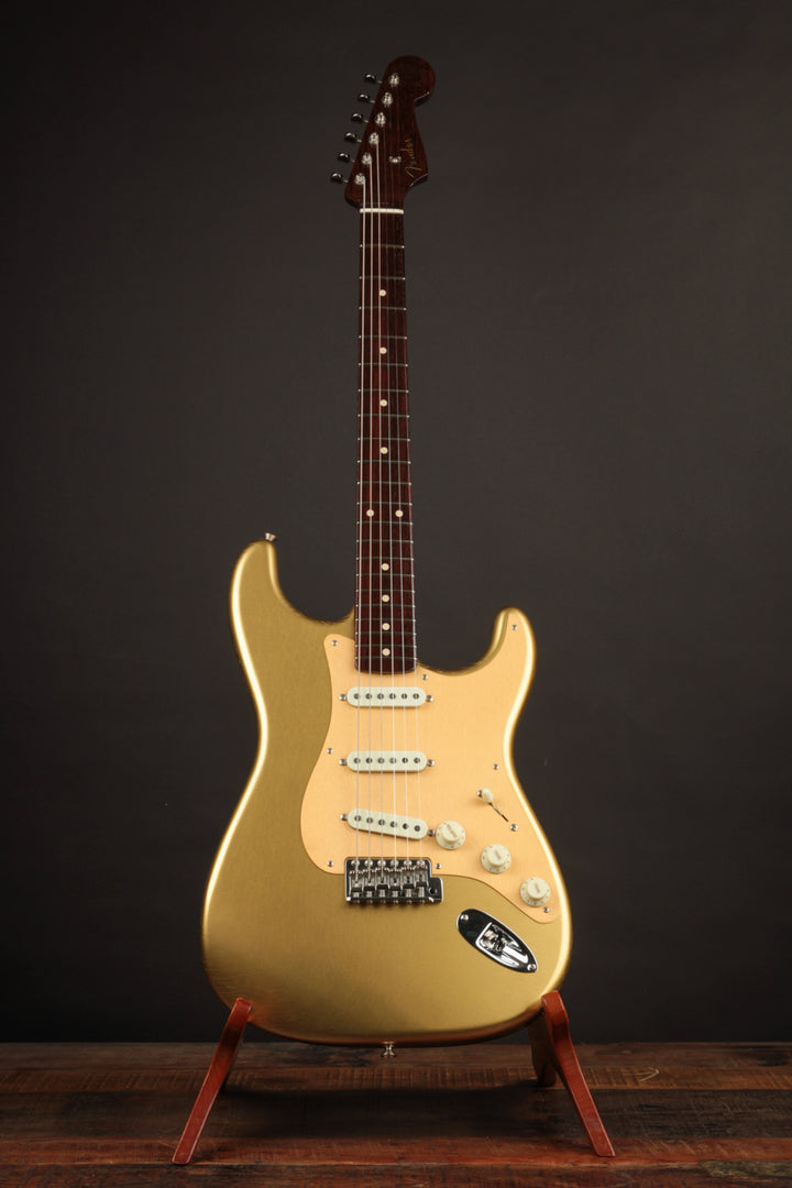 Fender Stratocaster Mex Gold仕様Duncan Fender '57 Stratocaster: Rosewood, Aztec Gold