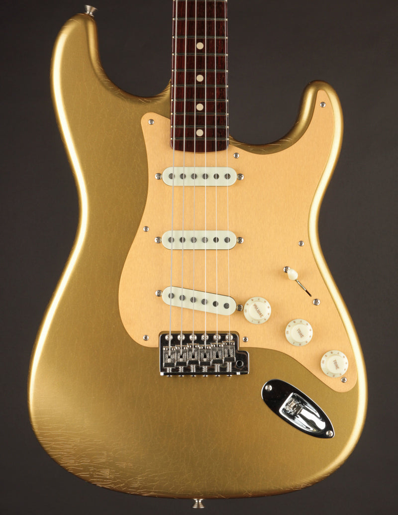 Fender Custom Shop LTD 1957 Stratocaster Rosewood Neck Aged Aztec Gold/DLX Closet Classic