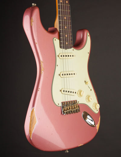 Fender Custom Shop Limited Edition Fat 1959 Stratocaster Faded Aged Burgundy Mist Metallic/Relic