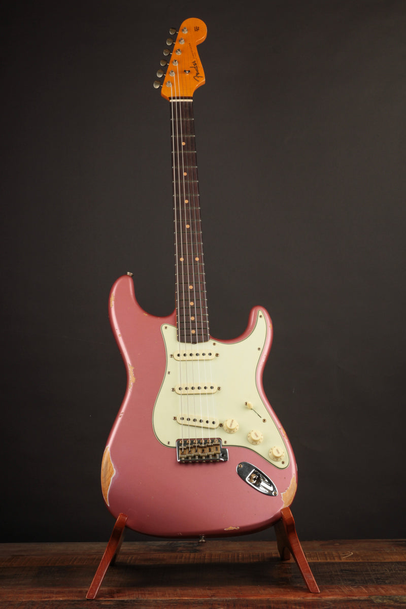 Fender Custom Shop Limited Edition Fat 1959 Stratocaster Faded Aged Burgundy Mist Metallic/Relic