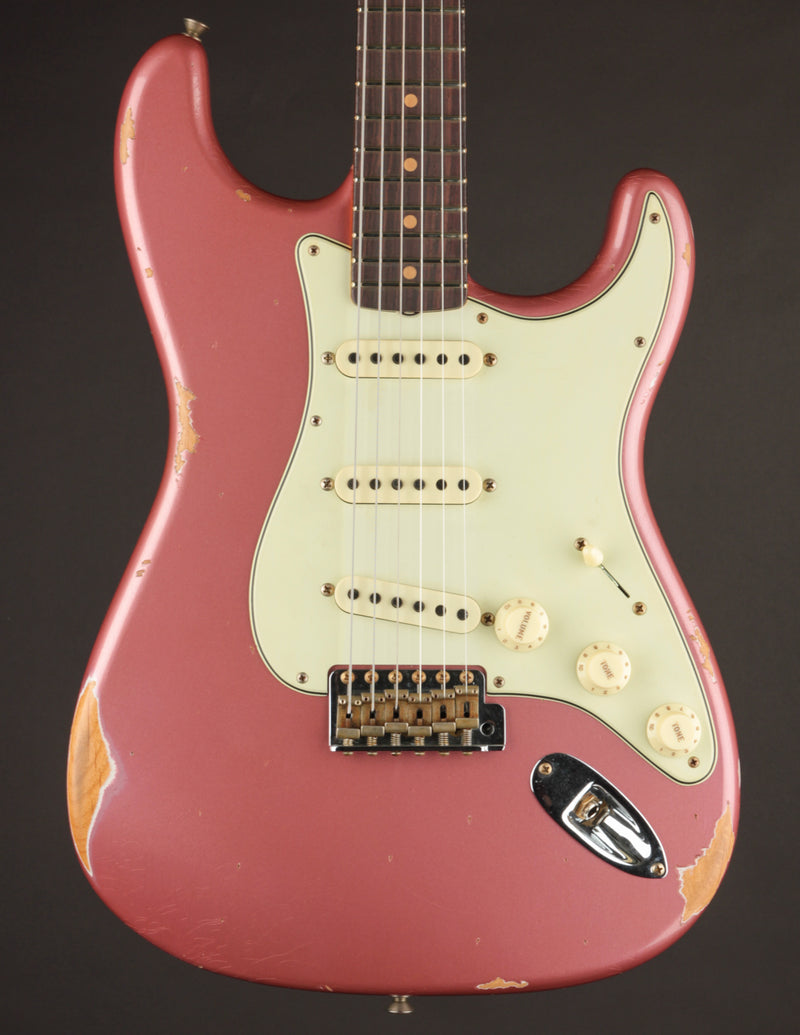 Fender Custom Shop Limited Edition Fat 1959 Stratocaster Faded Aged Burgundy Mist Metallic/Relic