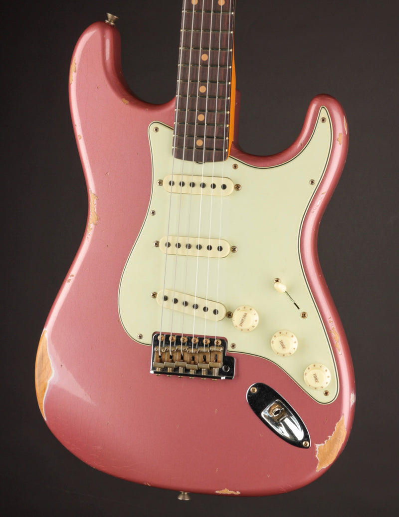 Fender Custom Shop Limited Edition Fat 1959 Stratocaster Faded Aged Burgundy Mist Metallic/Relic