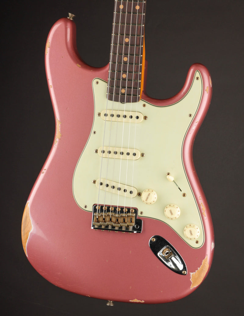 Fender Custom Shop Limited Edition Fat 1959 Stratocaster Faded Aged Burgundy Mist Metallic/Relic