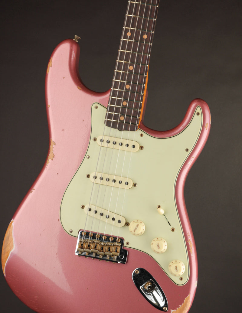 Fender Custom Shop Limited Edition Fat 1959 Stratocaster Faded Aged Burgundy Mist Metallic/Relic