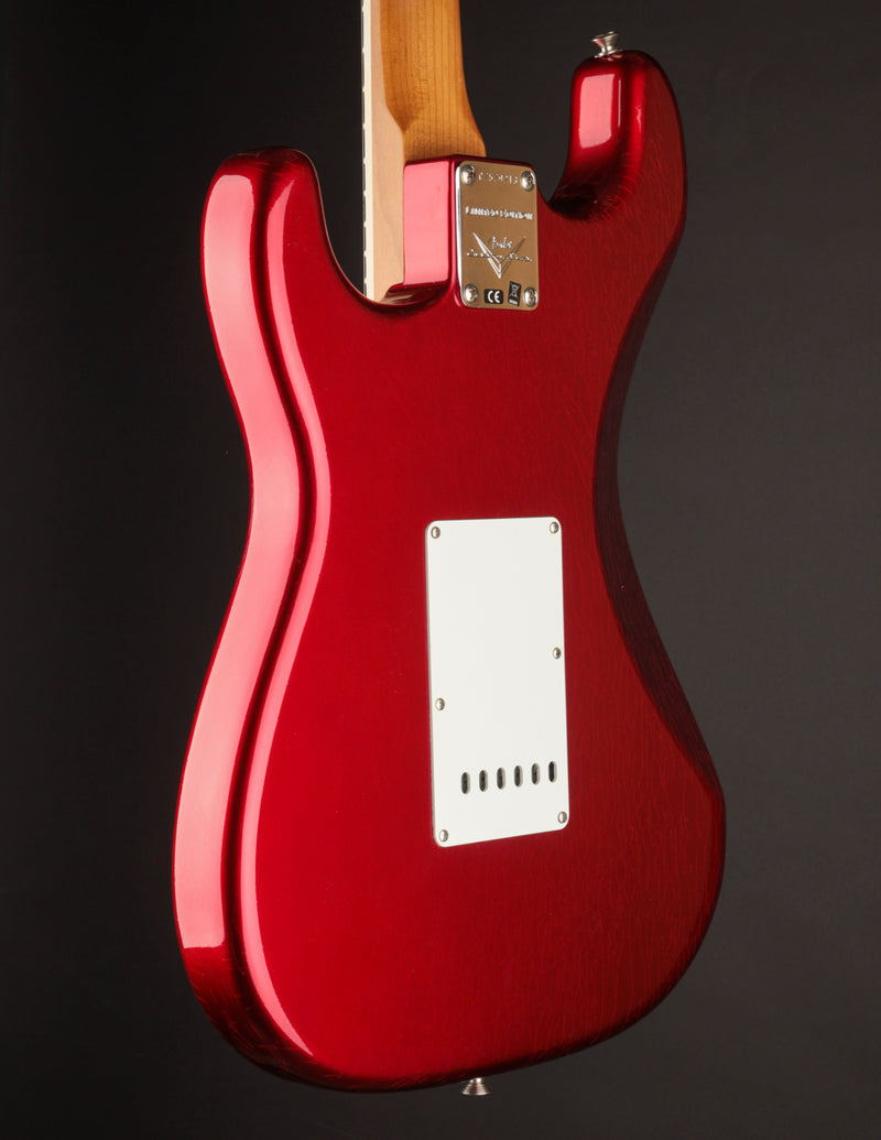 Fender Custom Shop Limited Edition Roasted 1965 Stratocaster Aged Candy Apple Red/DLX Closet Classic